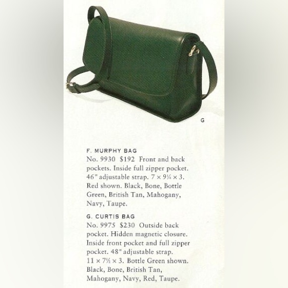 Vintage COACH Curtis Bag, Black No. 9975 - Picture 13 of 15